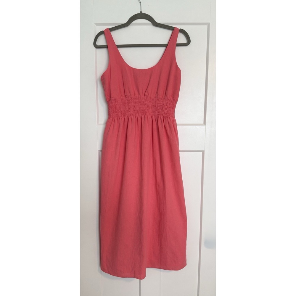 Tuckernuck Pomander Place Wimberly Sundress S Blossom Pink Smocked Waist Cotton